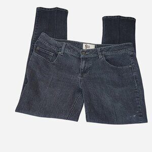 So Black Straight Leg Jeans | W36 L30 | Classic Wardrobe Staple